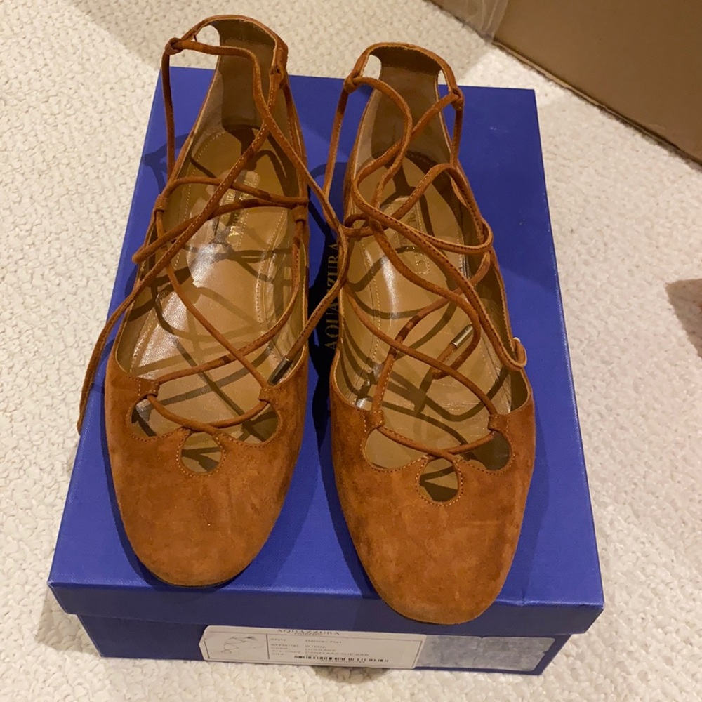 aquazzura dancer flat